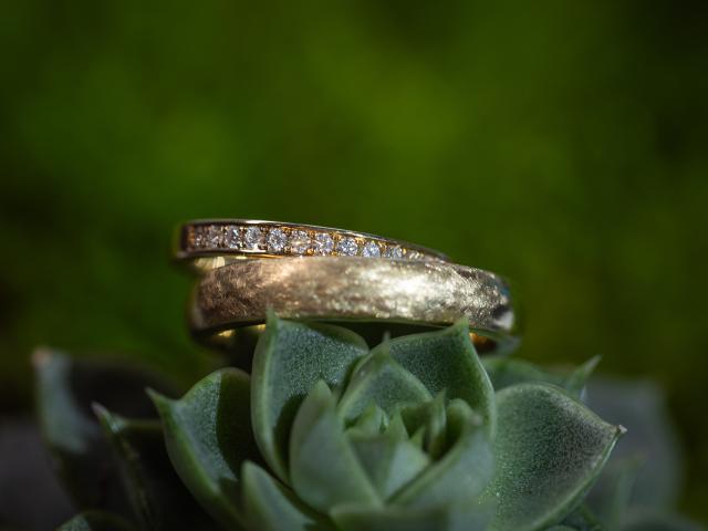 Memoire als Verlobungsring Gelbgold